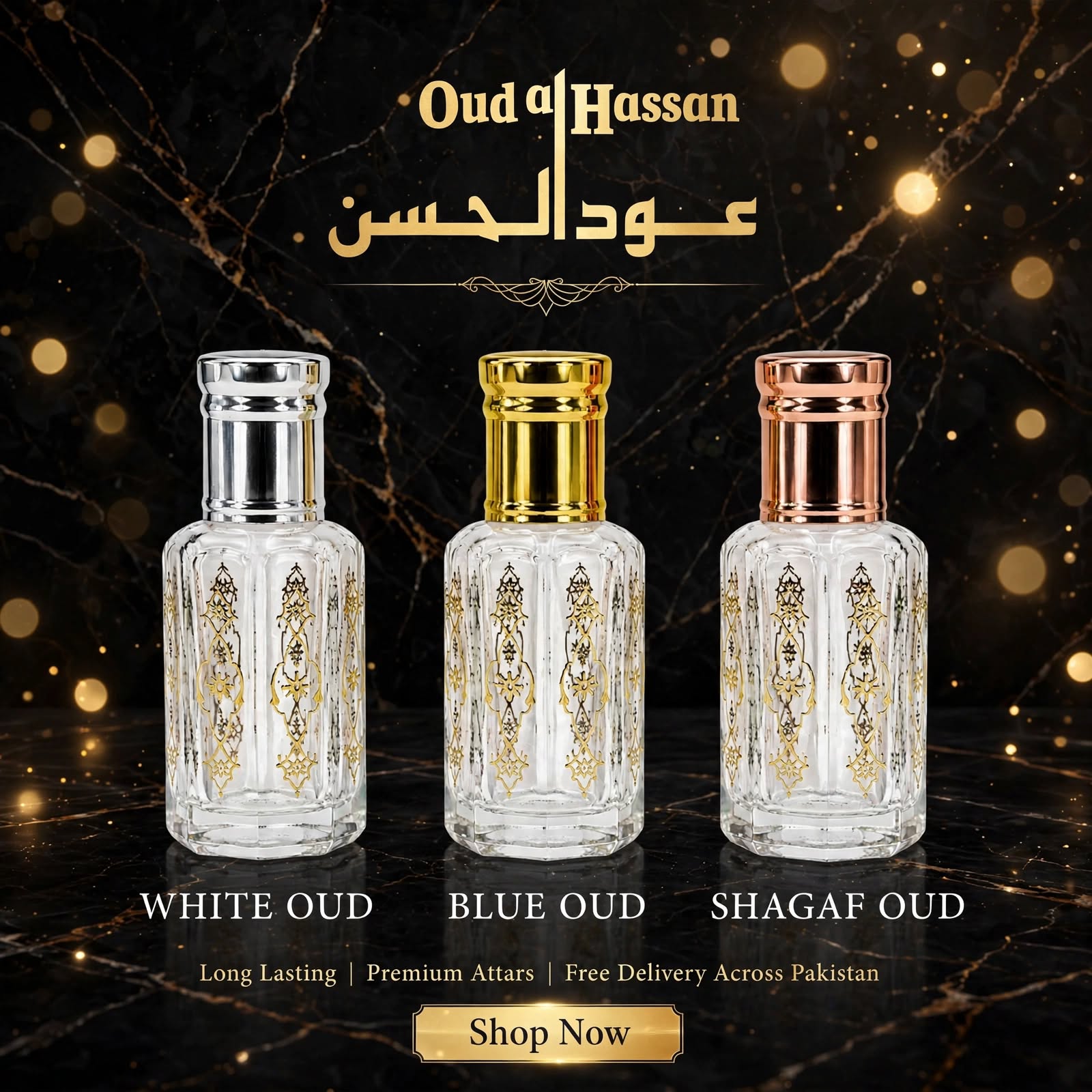 Pack Of  3 Attars  Each 12ML